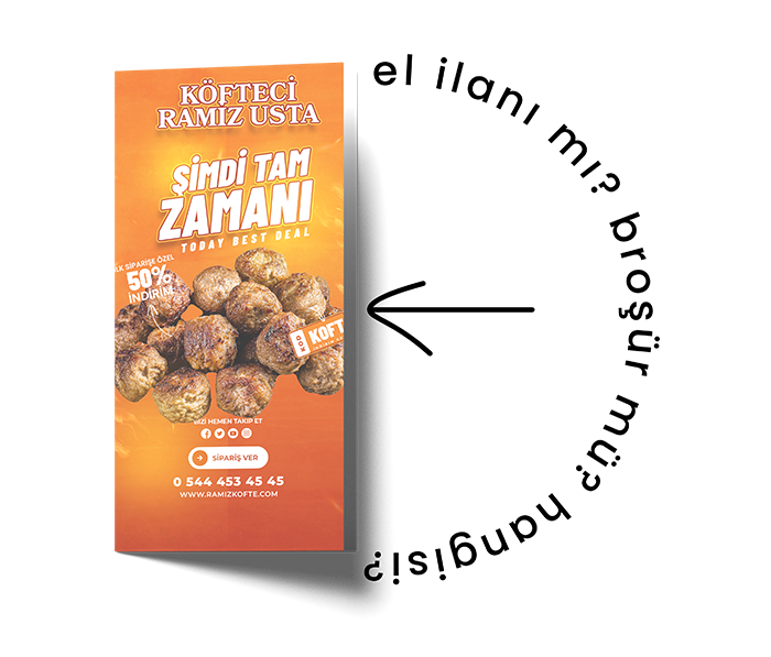 Broşür ve El İlanı Tasarım Hizmeti